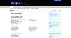 Desktop Screenshot of community.myth.sk