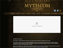 Tablet Screenshot of myth.com